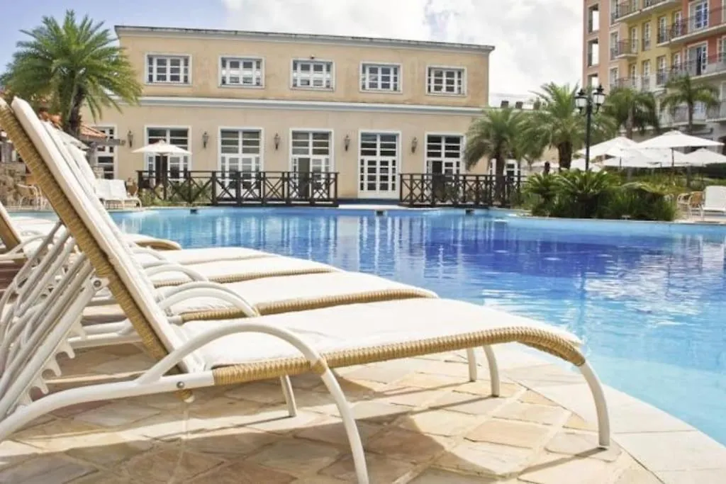 Exelente apartamento em Hotel Resort Il Campanário Florianópolis